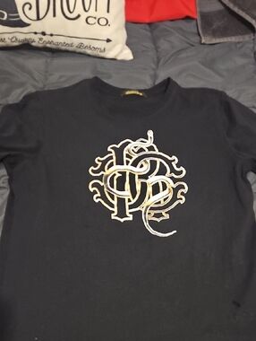 Roberto Cavalli Designer Snake Tee Size M